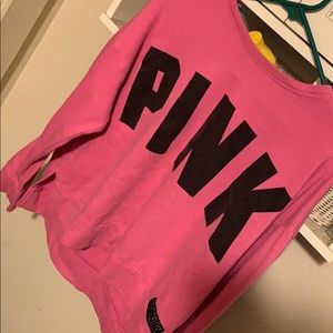 Pink long sleeve shirt